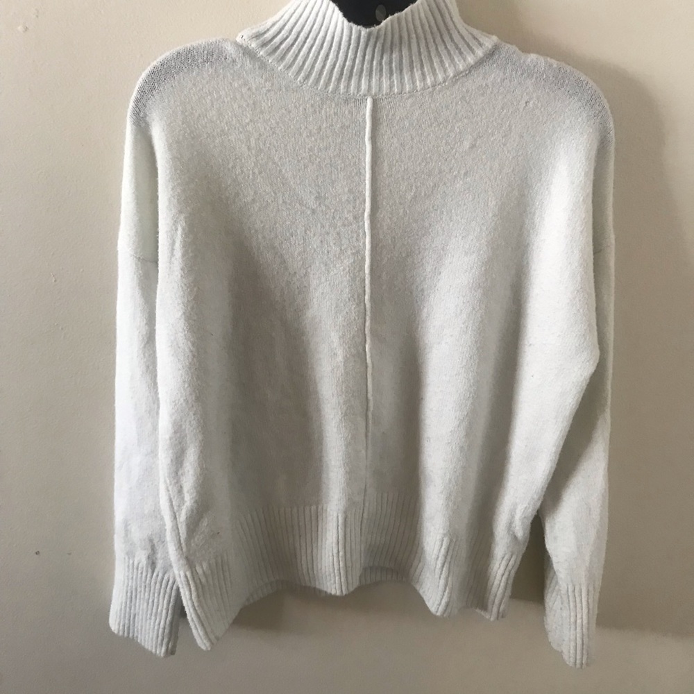 White Turtle Neck Sweater